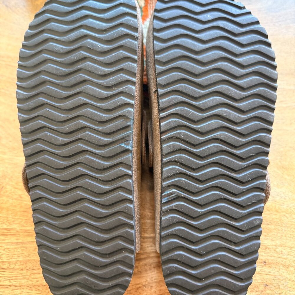 Quince Water Repellent Suede Clog Mule - Cafe Size 7 - Picture 5 of 5